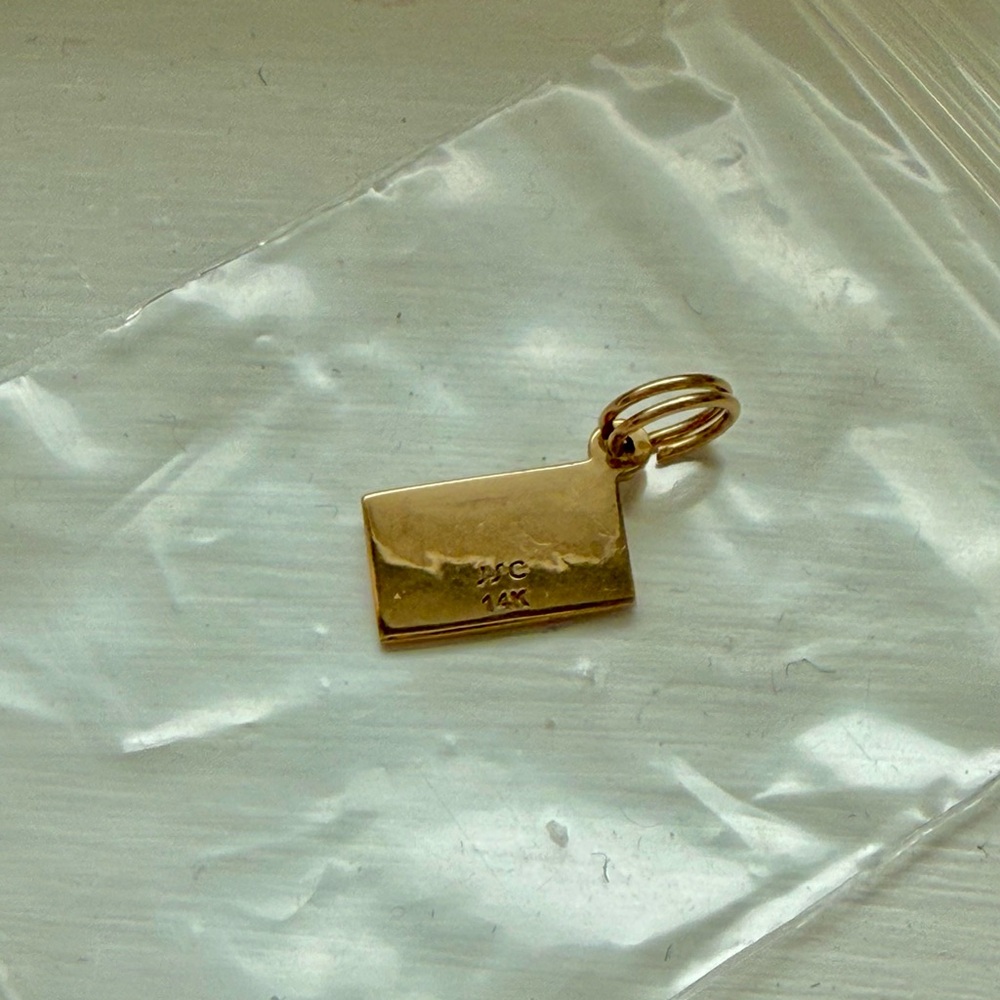 Jet Set Candy 14K Union Jack Flag Charm - Picture 3 of 3